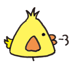 Chick Reactions  (English ver.) sticker #4532644