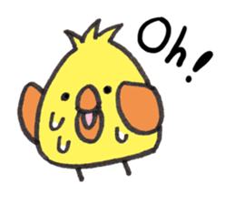 Chick Reactions  (English ver.) sticker #4532651