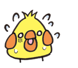 Chick Reactions  (English ver.) sticker #4532653