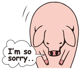 Mr.Boo the pig sticker #4532979