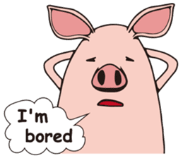 Mr.Boo the pig sticker #4532980