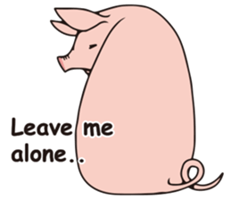 Mr.Boo the pig sticker #4532982