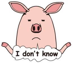 Mr.Boo the pig sticker #4532984