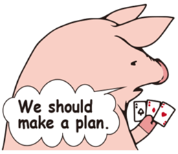 Mr.Boo the pig sticker #4532989