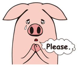 Mr.Boo the pig sticker #4532992