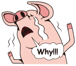 Mr.Boo the pig sticker #4532993