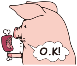 Mr.Boo the pig sticker #4532994