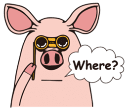 Mr.Boo the pig sticker #4532999