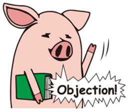 Mr.Boo the pig sticker #4533001