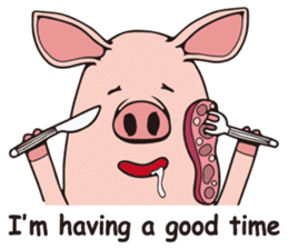 Mr.Boo the pig sticker #4533003