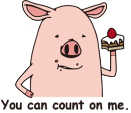 Mr.Boo the pig sticker #4533004