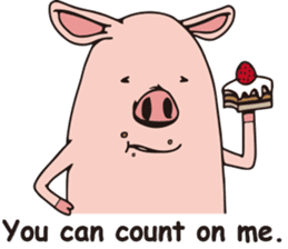 Mr.Boo the pig sticker #4533004