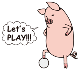 Mr.Boo the pig sticker #4533005