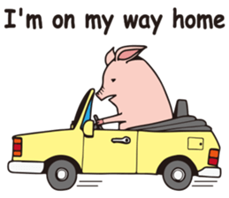 Mr.Boo the pig sticker #4533008