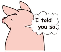 Mr.Boo the pig sticker #4533010