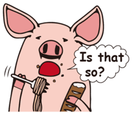 Mr.Boo the pig sticker #4533014