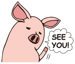 Mr.Boo the pig sticker #4533015