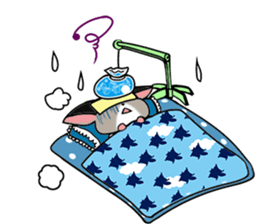 Flying squirrels healing sticker #4533129