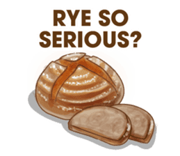Bread Jokes & Greeting sticker #4533631