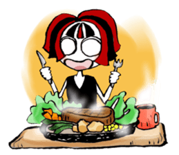 a girl of spirit sticker #4533948