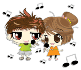 Cute Couple in Love. sticker #4534079