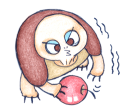 A tortoise and a gecko and slug sticker #4534963