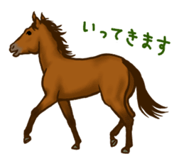 Horses Sticker + sticker #4534984