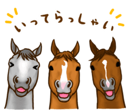 Horses Sticker + sticker #4534985