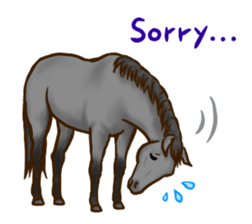 Horses Sticker + sticker #4534995