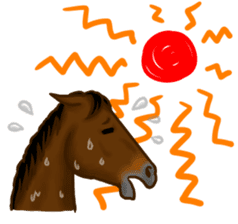 Horses Sticker + sticker #4535002