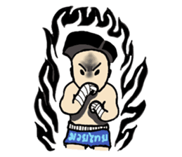 Ancient Thai man sticker #4535343