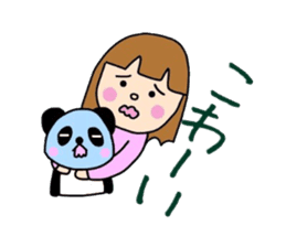 Girl&Panda Part3 sticker #4535511