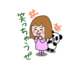 Girl&Panda Part3 sticker #4535519