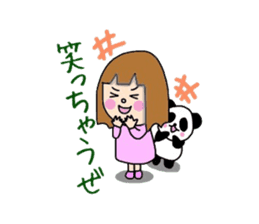 Girl&Panda Part3 sticker #4535519