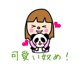 Girl&Panda Part3 sticker #4535522