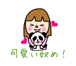 Girl&Panda Part3 sticker #4535522