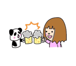 Girl&Panda Part3 sticker #4535532