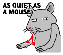 ASL English Animal Idioms sticker #4535757