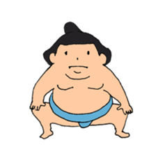 Japan's sumo wrestlers AOYAMA sticker #4536633