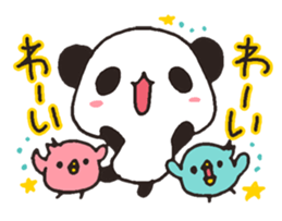 Outing Panda sticker #4537312