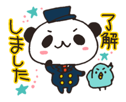 Outing Panda sticker #4537314