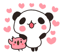 Outing Panda sticker #4537321