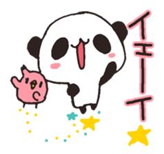 Outing Panda sticker #4537322