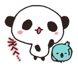 Outing Panda sticker #4537323