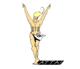 MuscleMan sticker #4538138