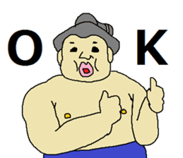 Sticker for sumo enthusiasts sticker #4538560