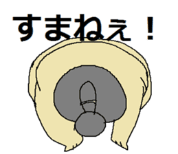 Sticker for sumo enthusiasts sticker #4538582
