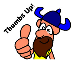 Alex the funny viking sticker #4538809