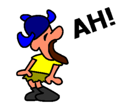 Alex the funny viking sticker #4538829