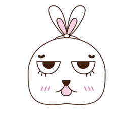 Poor Rabbit & Chick-long-legs sticker #4538840